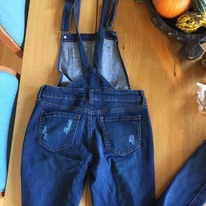 Skinny Jean Overalls (High-Waisted)